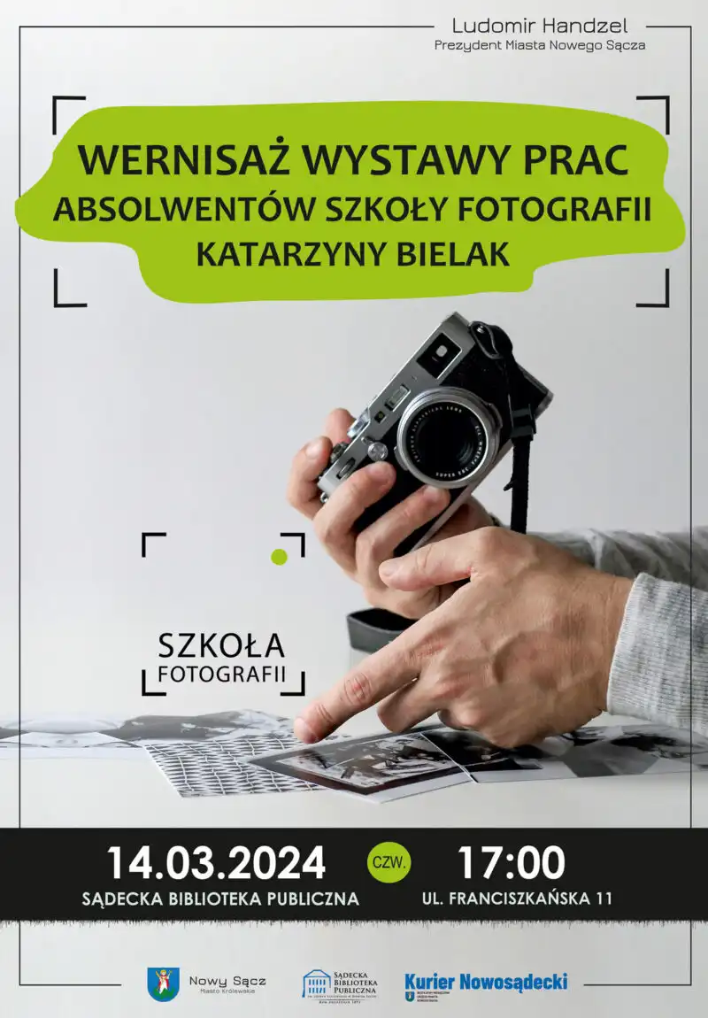 14 marca wernisaż wystawy prac absolwentów Szkoły Fotografii