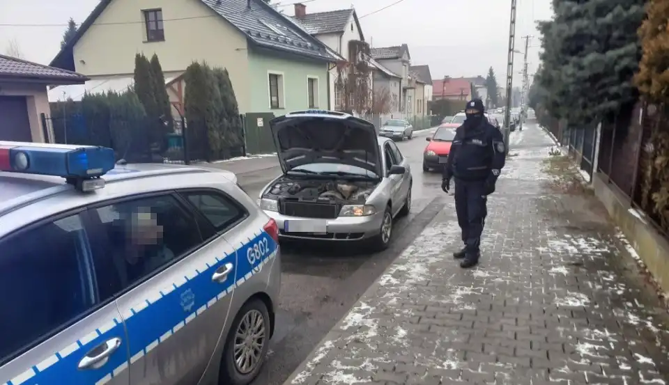 Ukradł samochód. Wpadł przez niedopałek papierosa