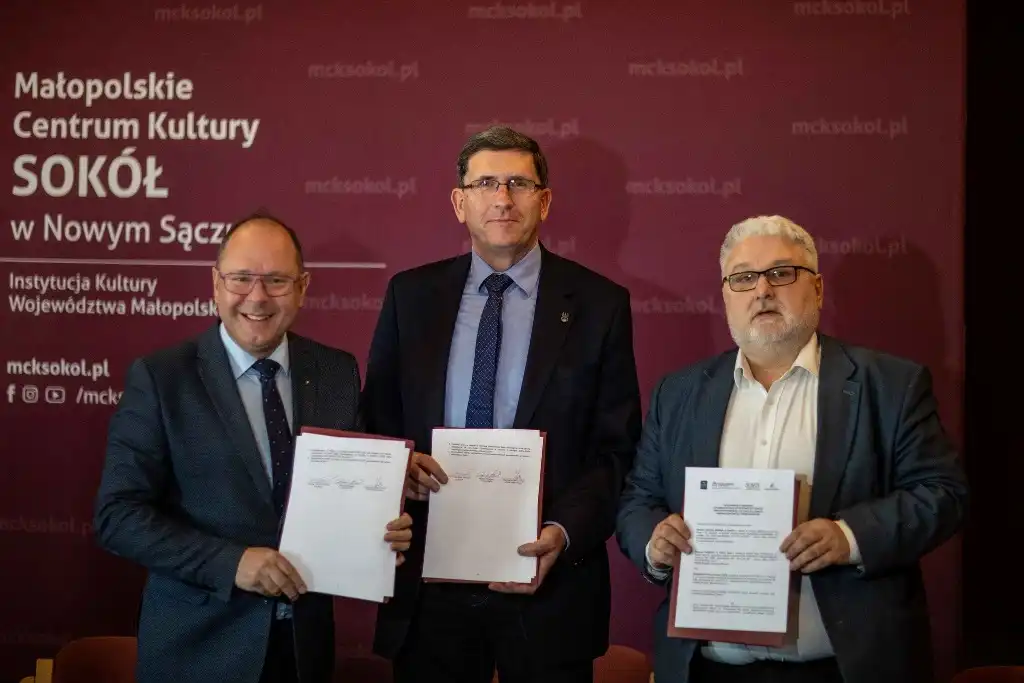 Skrzydlaty Nowy Sącz - trzy instytucje kultury województwa małopolskiego podpisały porozumienie