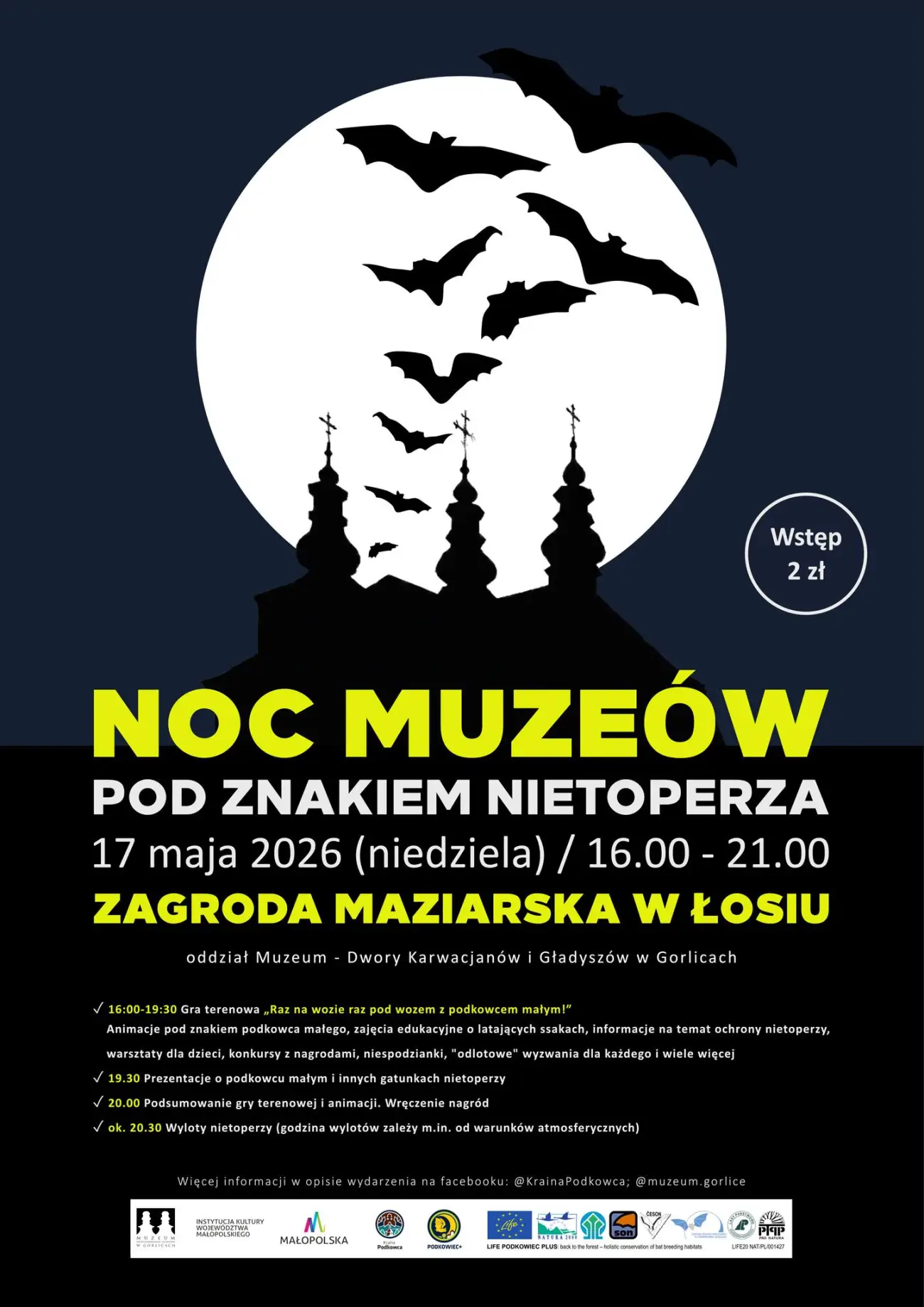 Łosie zaprasza na noc pełną tajemnic. W roli głównej podkowiec mały
