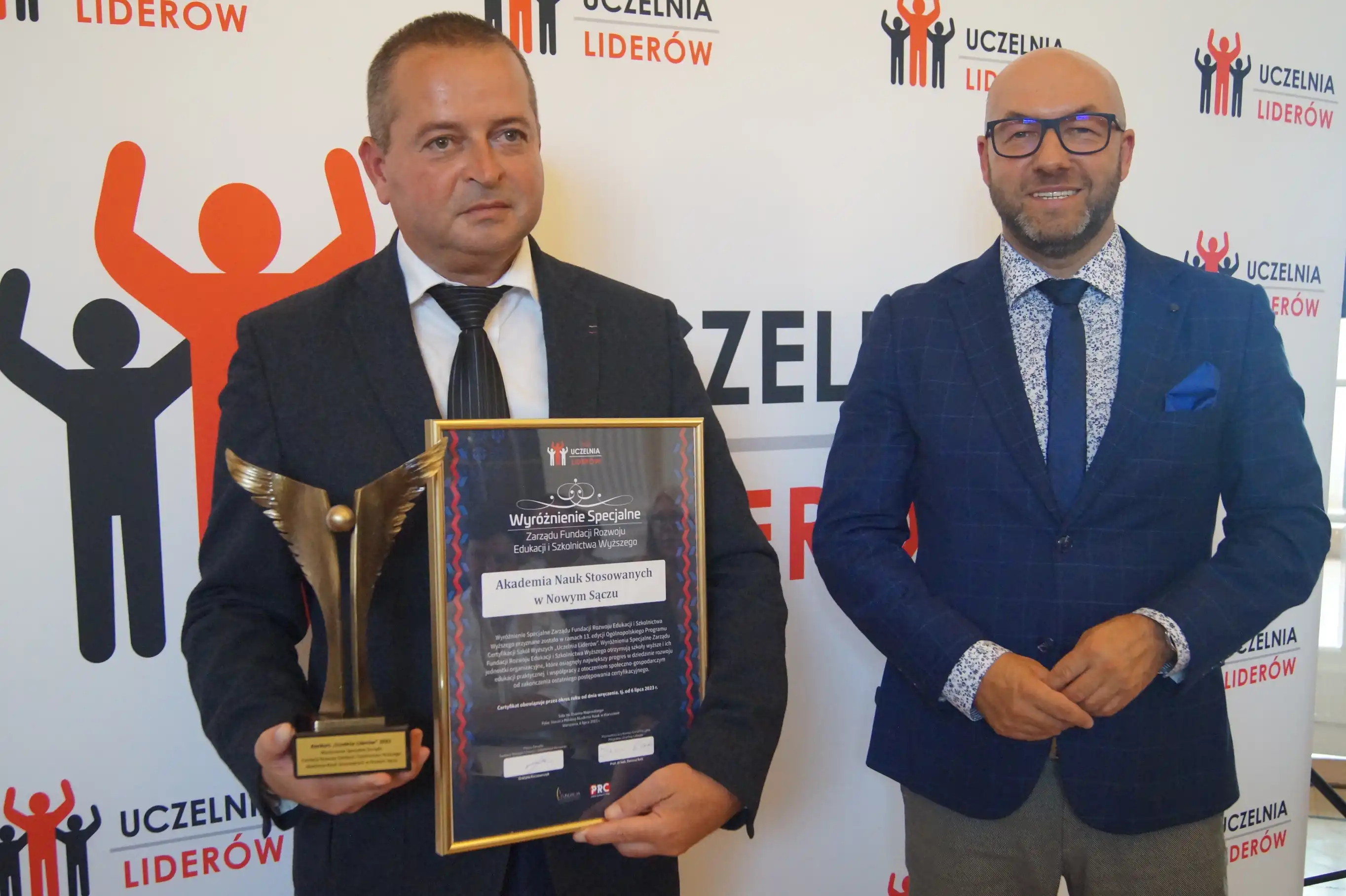 ANS po raz kolejny uzyskała certyfikat Uczelni Liderów
