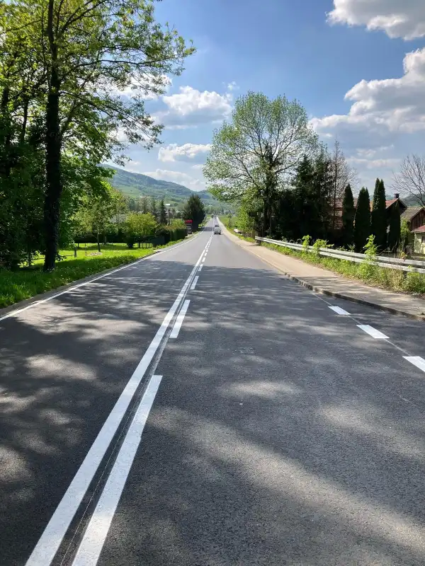 Ostatnia prosta! Przebudowa drogi powiatowej Łososina Dolna – Ujanowice - Młynne dobiega końca
