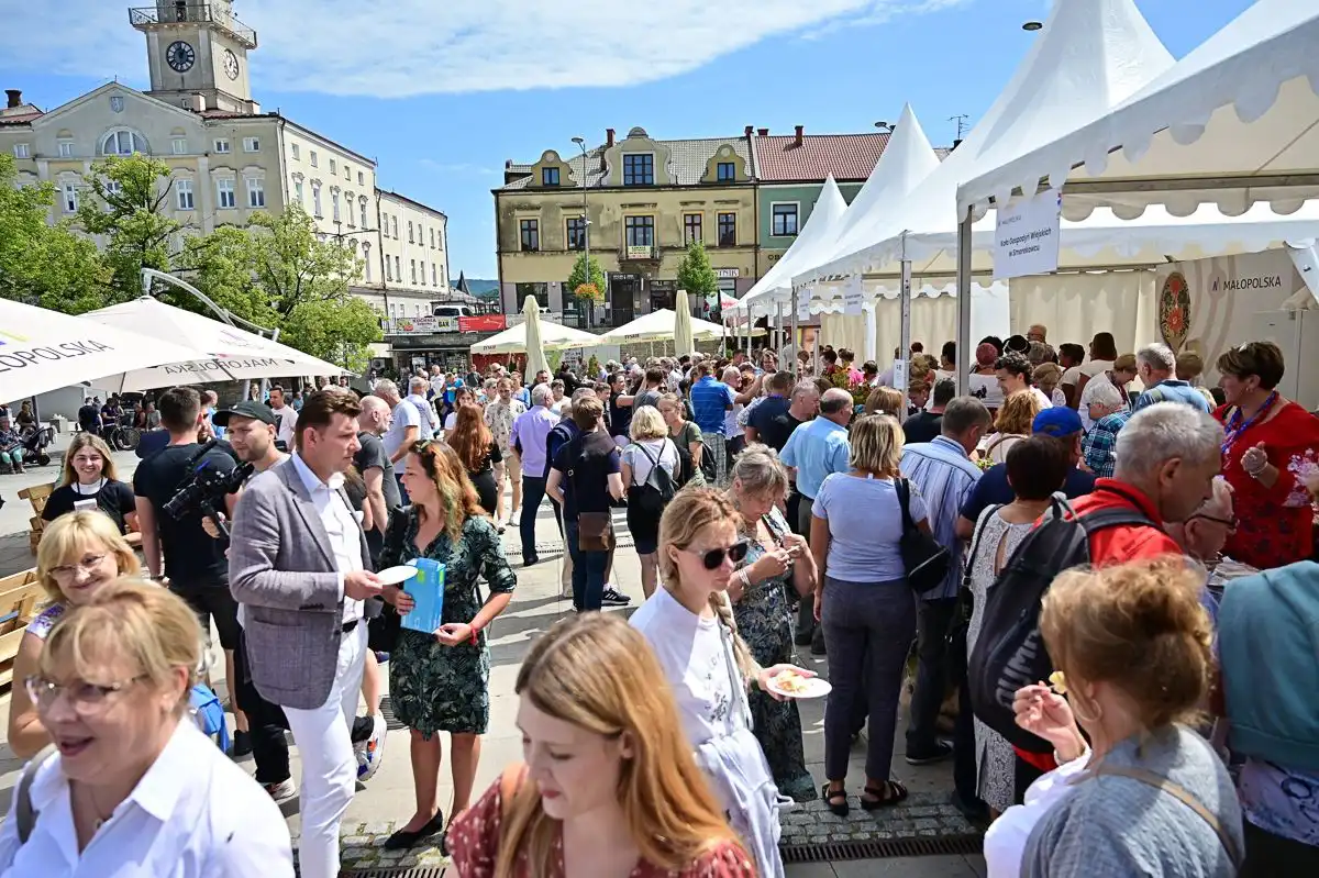 Tłumy podczas Małopolskiego Festiwalu Smaku w Gorlicach