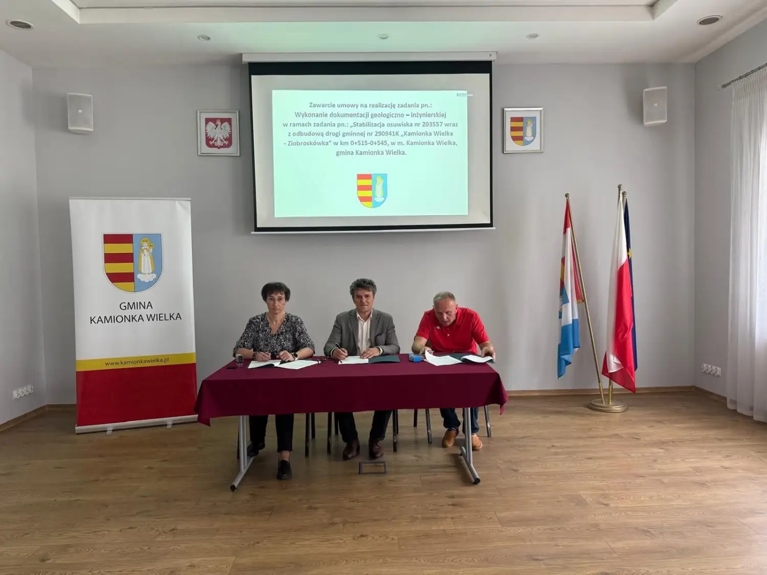 Ważna inwestycja w Kamionce Wielkiej. Ruszają przygotowania do zabezpieczenia osuwiska