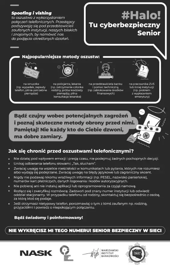 Nieoczekiwany telefon z Banku lub Policji! Zachowaj czujność to może być oszustwo
