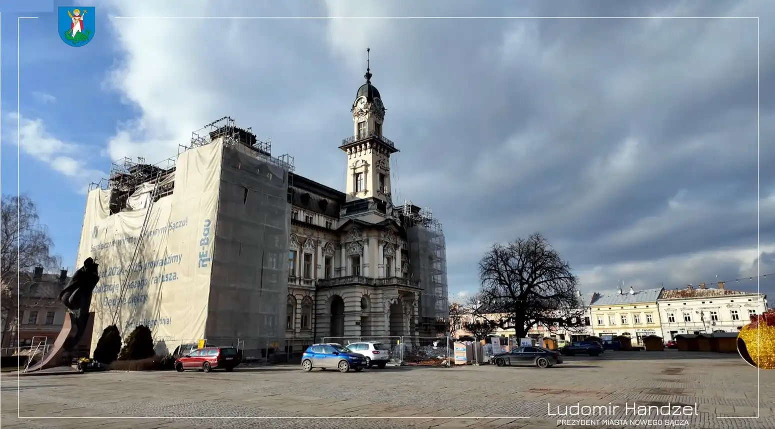 Nowy blask Ratusza w Nowym Sączu. Rewitalizacja w pełnym toku