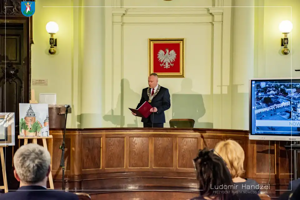 Obchody 729. rocznicy lokacji Królewskiego Miasta Nowego Sącza w nowosądeckim ratuszu