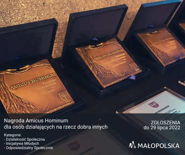 „Przyjaciel Człowieka” - zgłoś kandydata do nagrody Województwa Małopolskiego Amicus Hominum