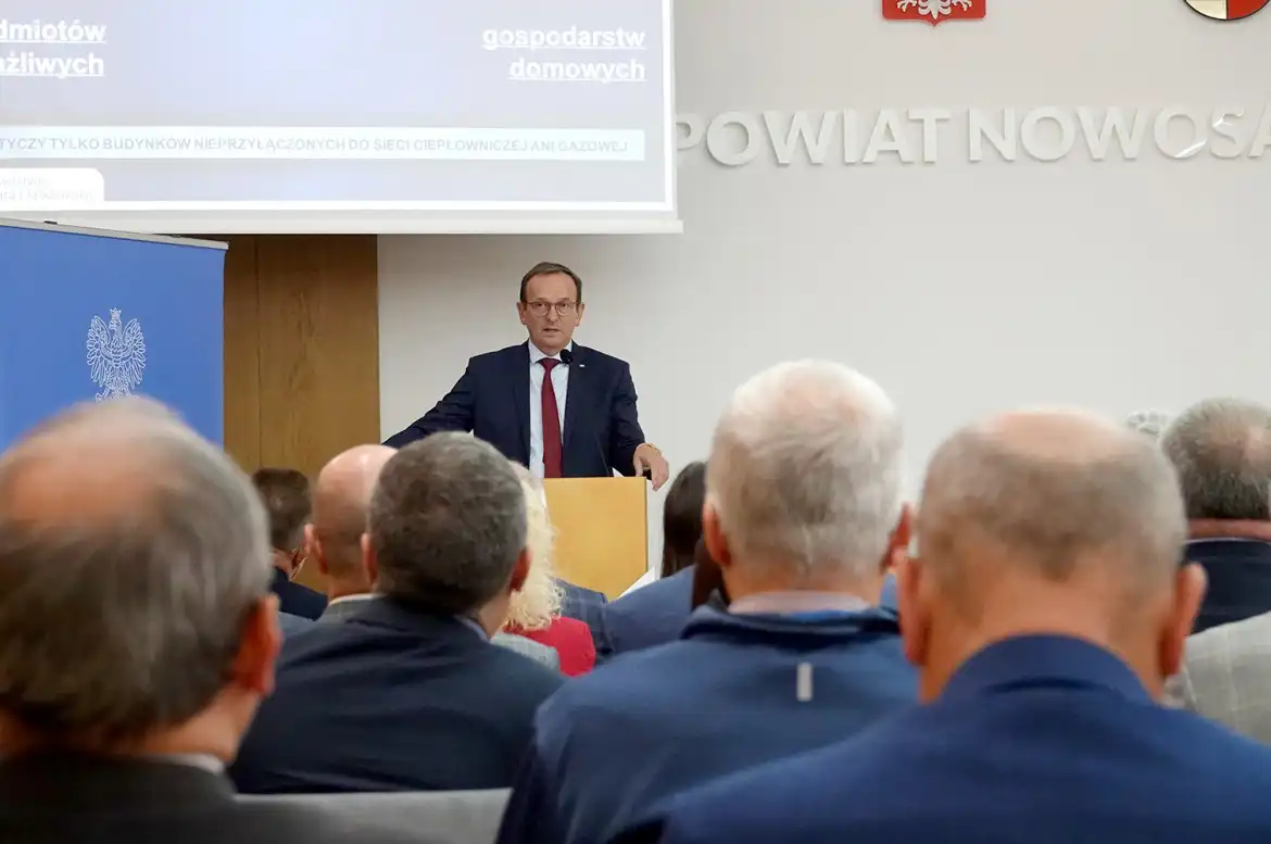 Minister Edward Siarka z wizytą w Starostwie Powiatowym