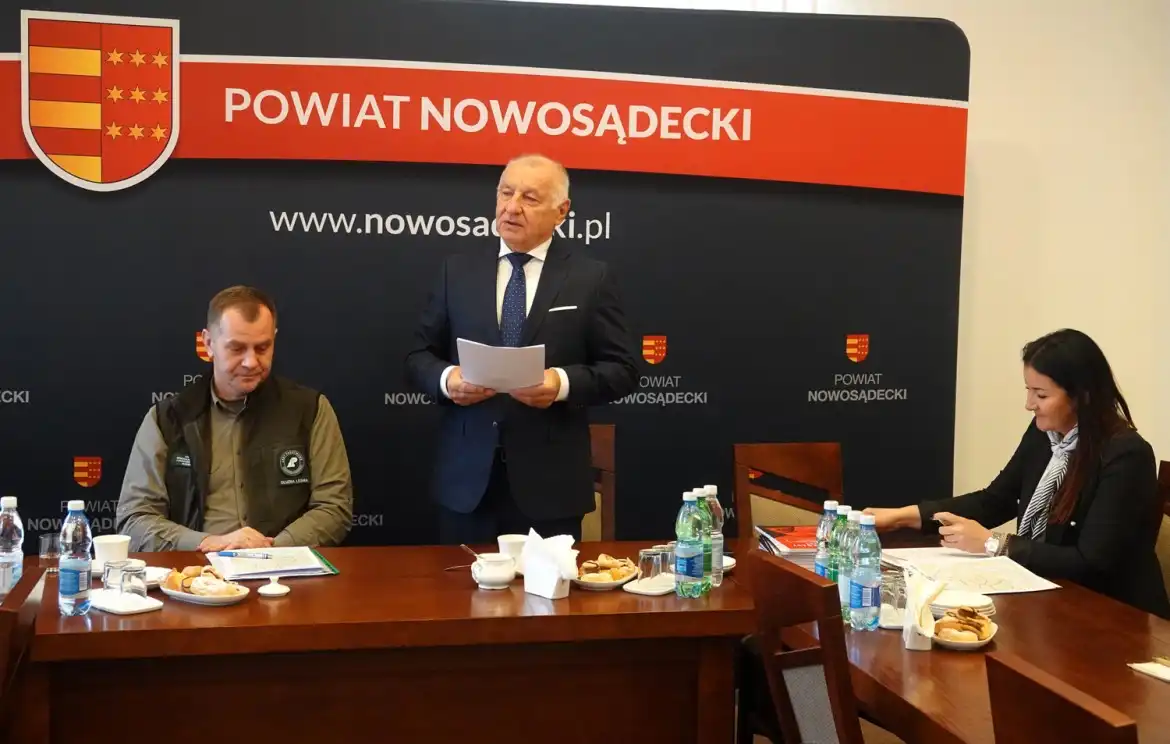 W Starostwie dyskutowano na temat turystycznego wykorzystania drogi leśnej Łosie-Jaworzyna-Muszyna