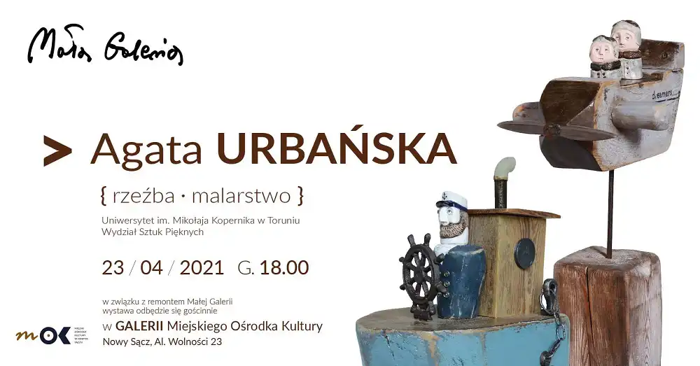 23 kwietnia w Galerii MOK wernisaż wystawy Agaty Urbańskiej