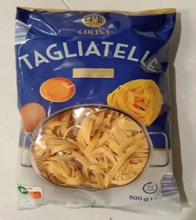 GIS ostrzega: makaron CUCINA może zawierać gluten