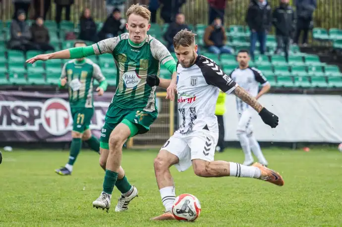 W pierwszym meczu rundy rewanżowej Sandecja wygrywa z Olimpią Grudziądz