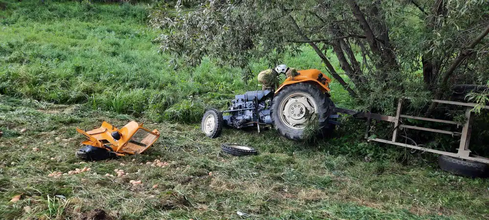 Sądecczyzna: Kolejny wypadek z udziałem ciągnika rolniczego