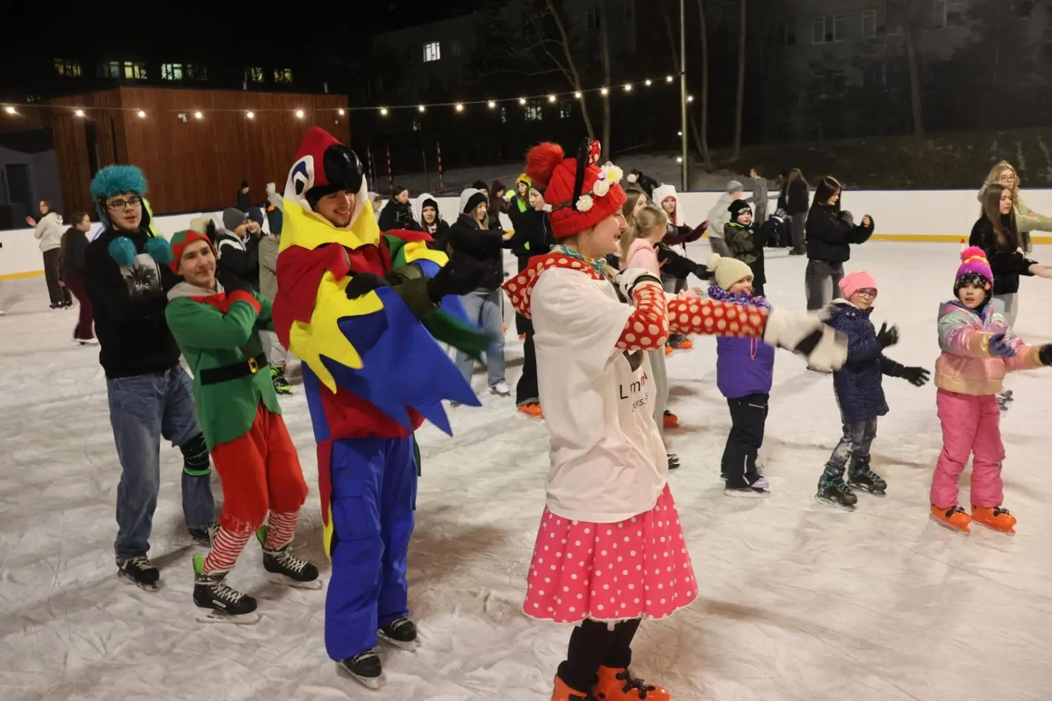 DISCO PARTY ICE rozgrzało zimowy wieczór w Limanowej