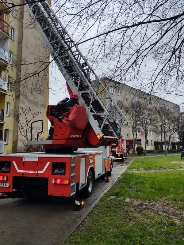 Pożary na balkonach na Sądeckich osiedlach. Interweniowali strażacy