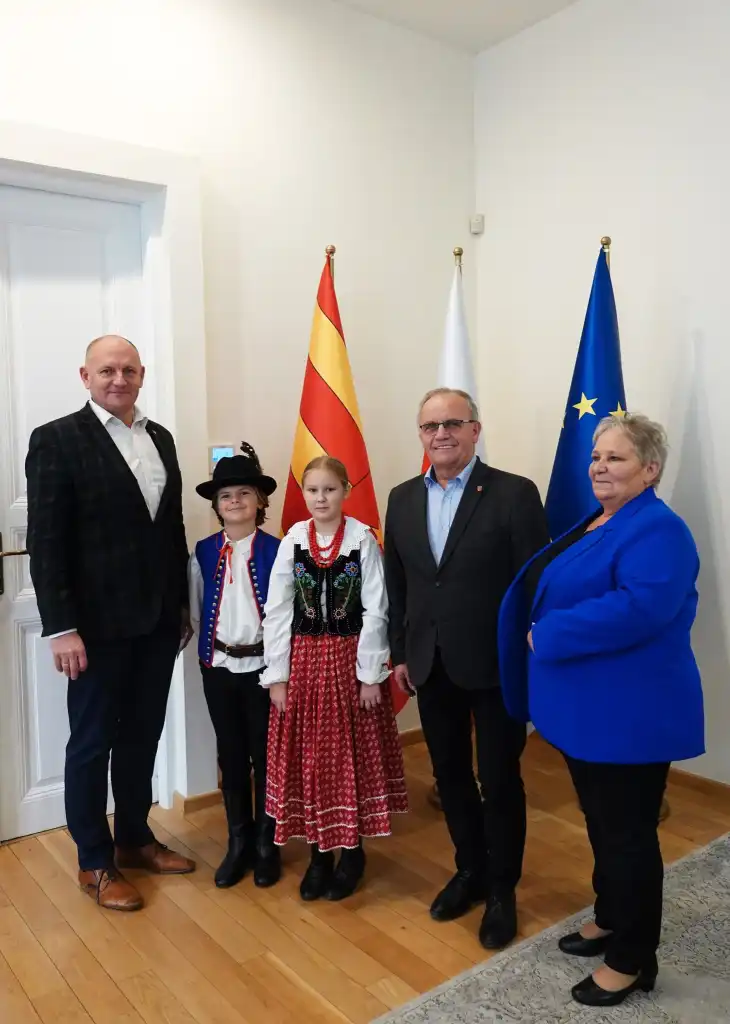 Starosta Nowosądecki spotkał się z zespołem Mali Lipniczanie