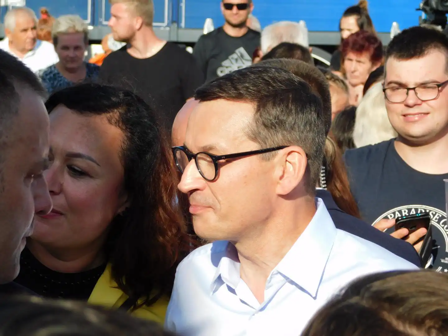 Premier Mateusz Morawiecki z wizytą w Starym Sączu [FILM]
