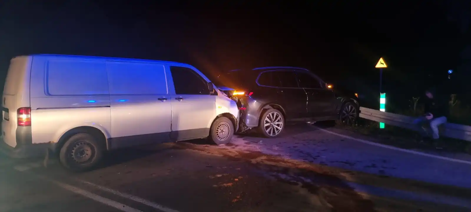 Kolizja dwóch osobówek w Starym Sączu