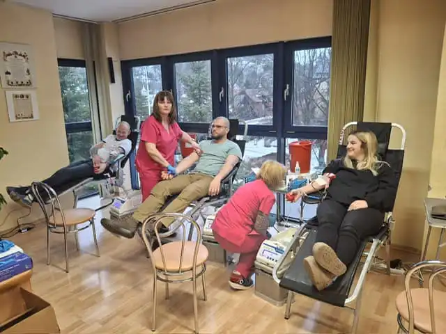 Krwiodawcy z Krynicy Zdroju oddali ponad 11 litrów krwi na 33. Finał WOŚP