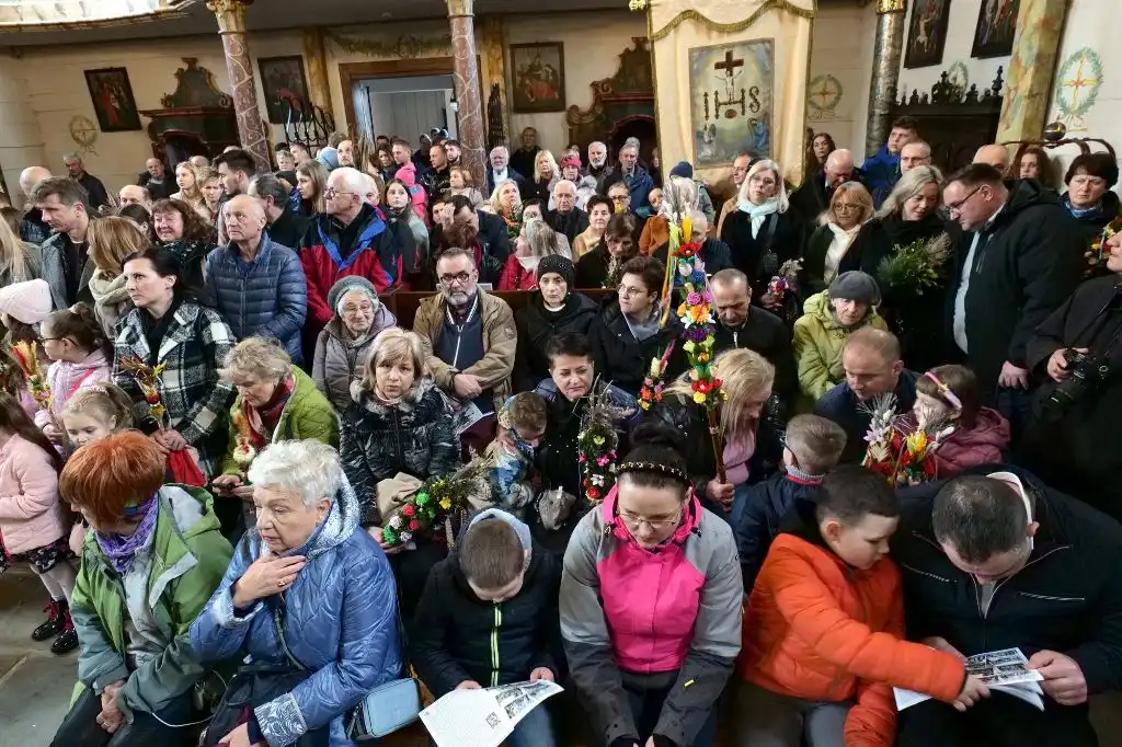 Obchody Niedzieli Palmowej w sądeckim skansenie