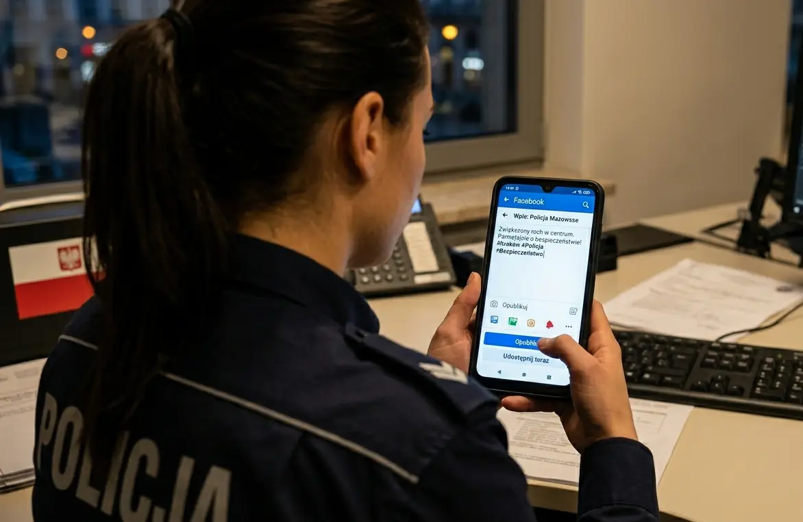 Policja stawia na Facebooka i X. Bez social mediów możesz nie zobaczyć ważnych komunikatów