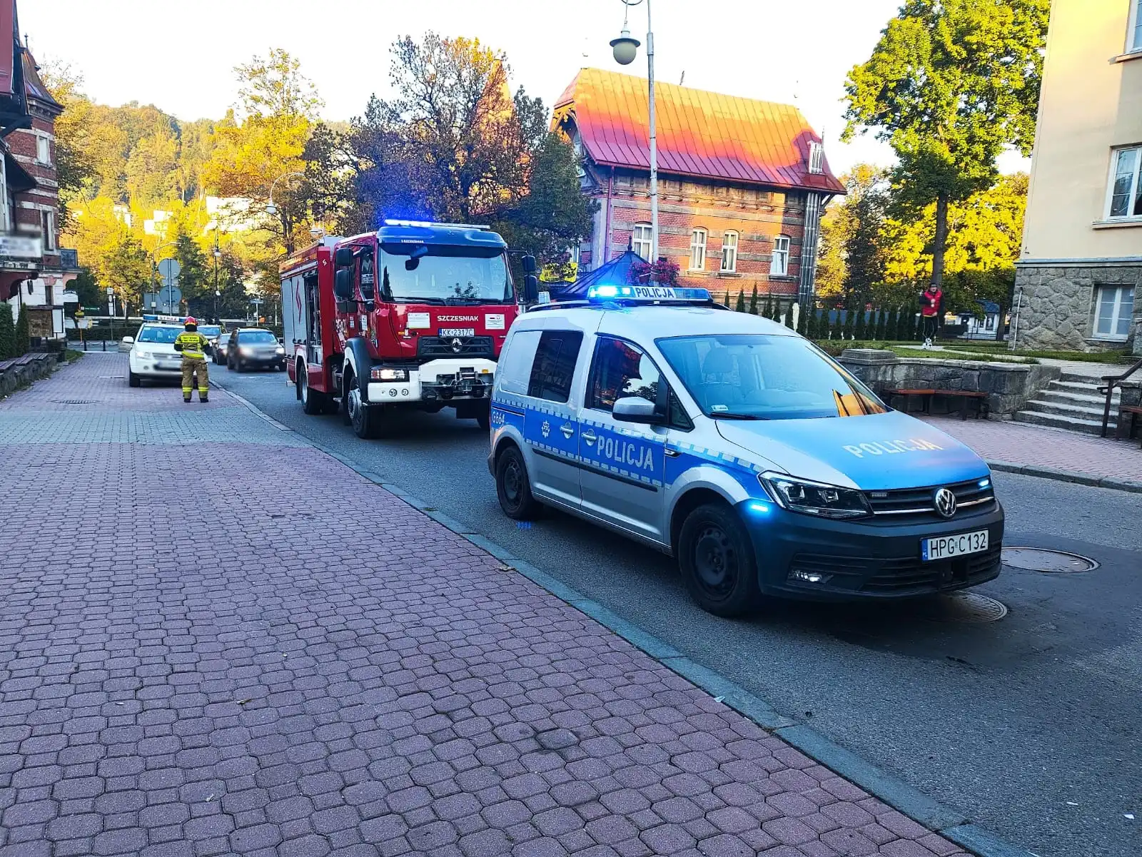 Sześć osób w zderzeniu dwóch aut. Akcja ratunkowa w Krynicy-Zdroju