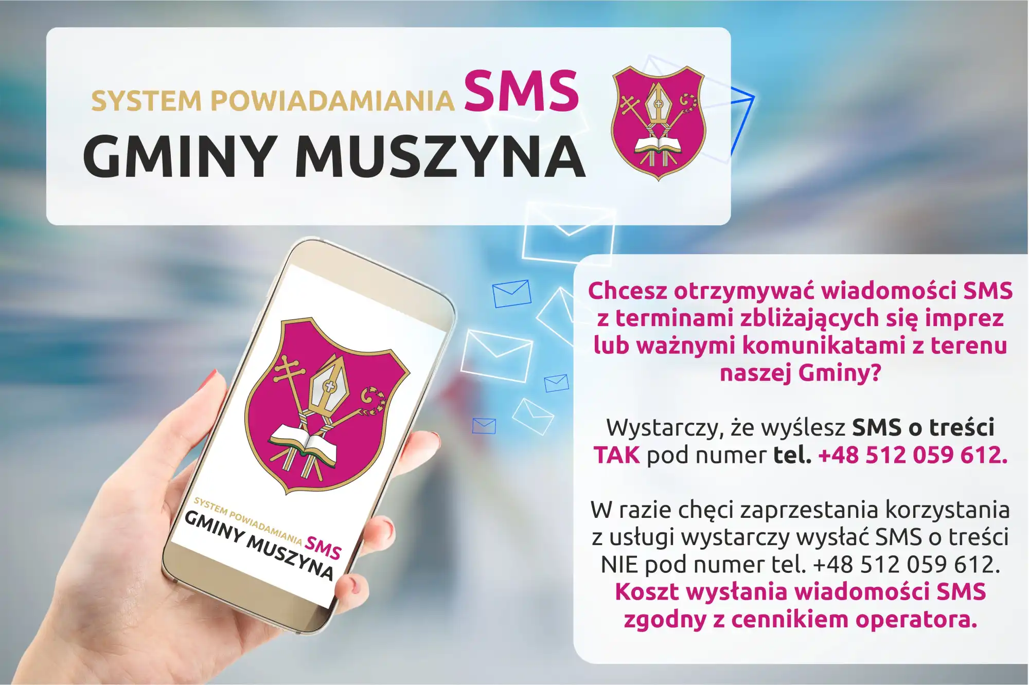 Miasto i Gmina Uzdrowiskowa Muszyna wprowadziła nowy system powiadamiania SMS
