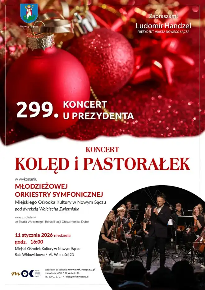299. Koncert u Prezydenta: kolędy w wykonaniu młodych muzyków