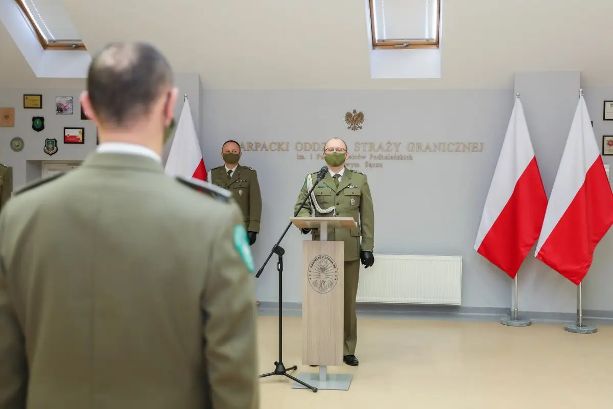 W lutym 6 funkcjonariuszy KaOSG pożegnało się z mundurem, w tym Ppłk SG Marcin Wojtyga