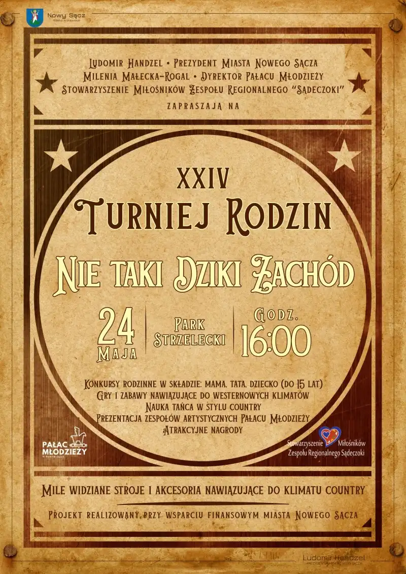 Rodzinny Dziki Zachód w Nowym Sączu. Już 24 maja