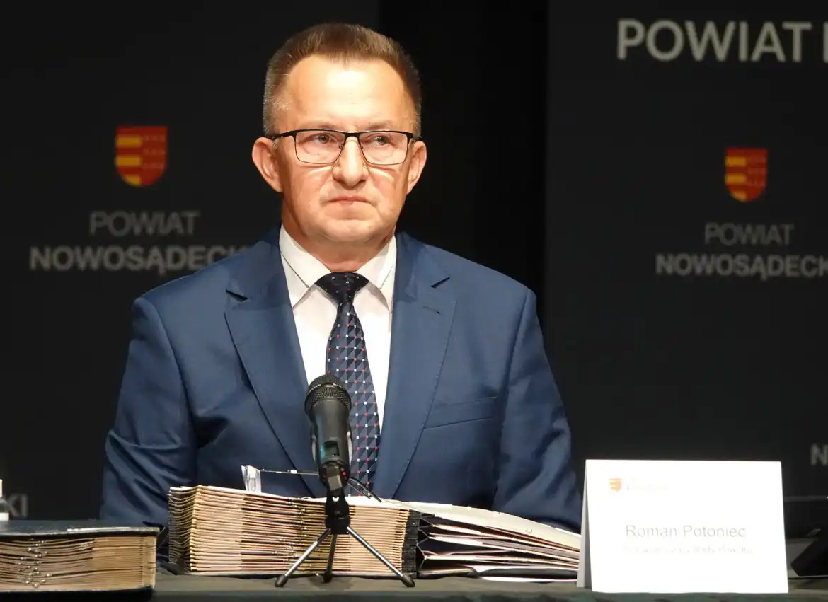 O inwestycjach drogowych na Sesji Rady Powiatu Nowosądeckiego