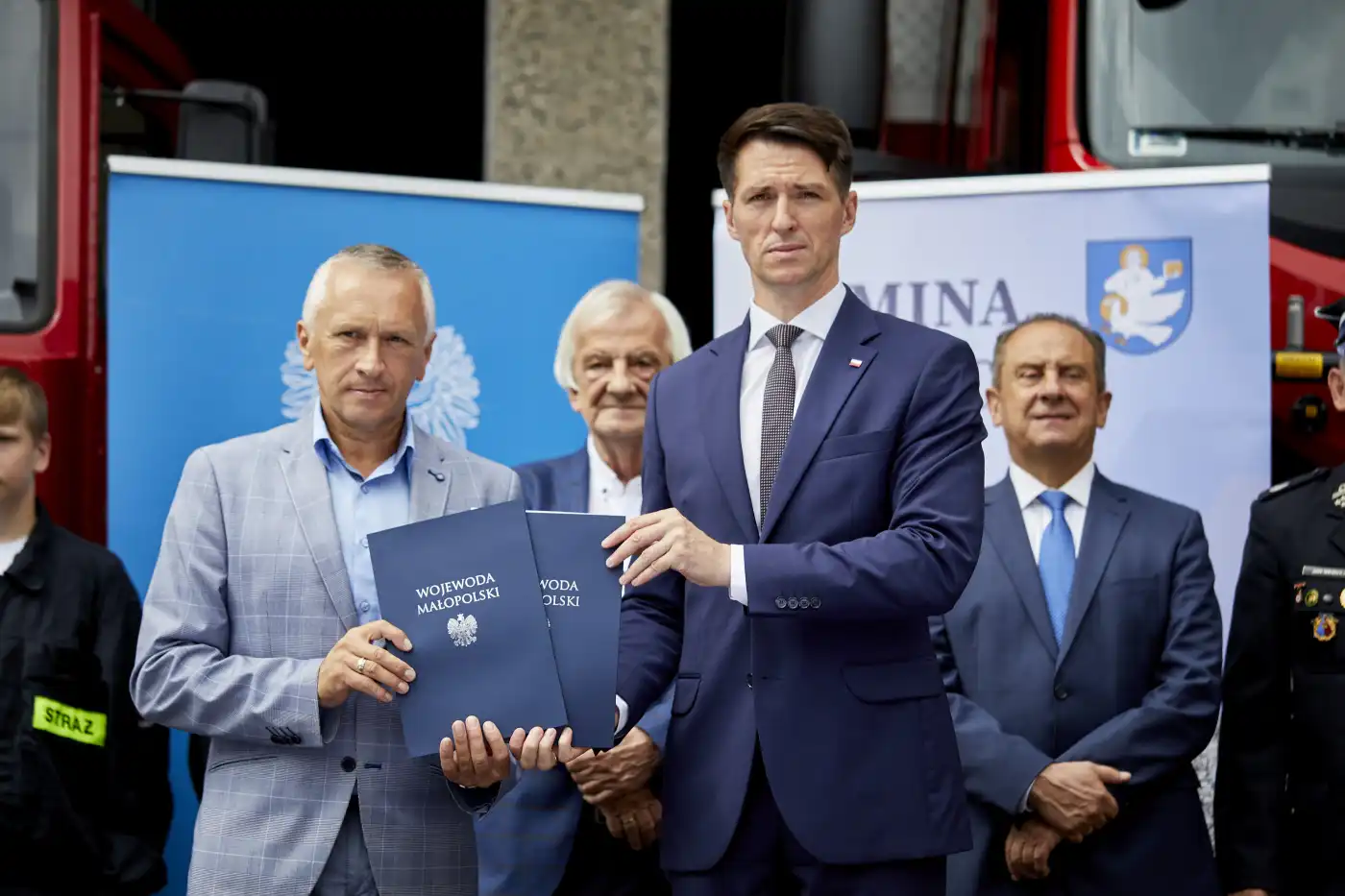 OSP Łącko z dofinansowaniem na zakup nowego samochodu bojowego