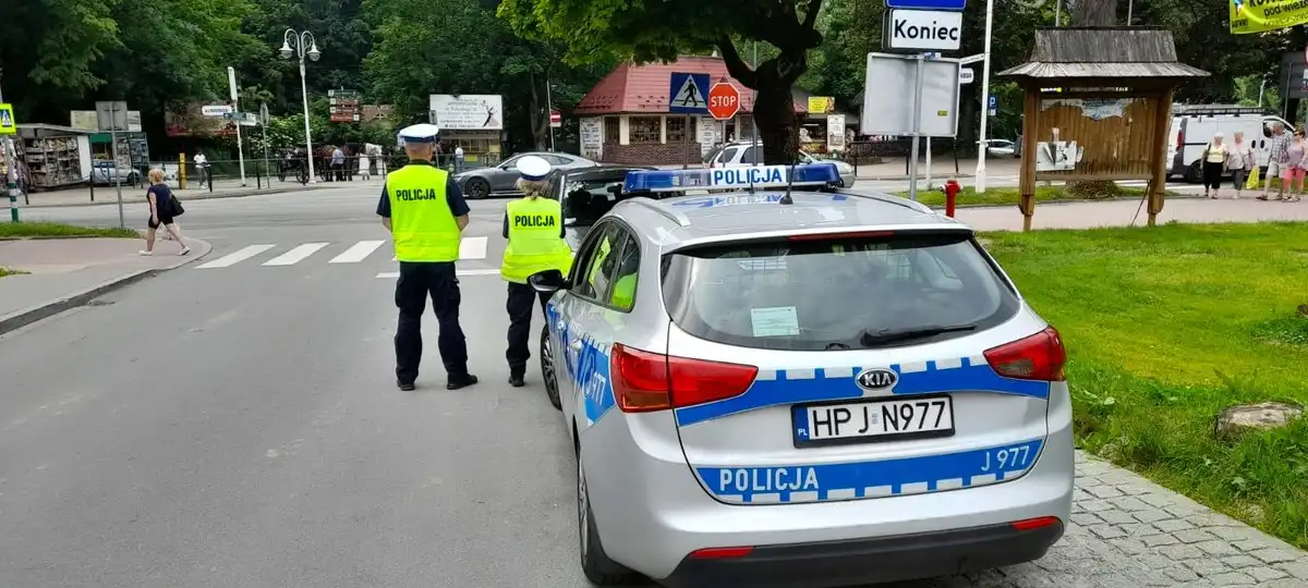 Pierwsze rozgrywki w ramach Igrzysk Europejskich na Sądecczyźnie. Policjanci dbają o bezpieczeństwo w Krynicy-Zdroju