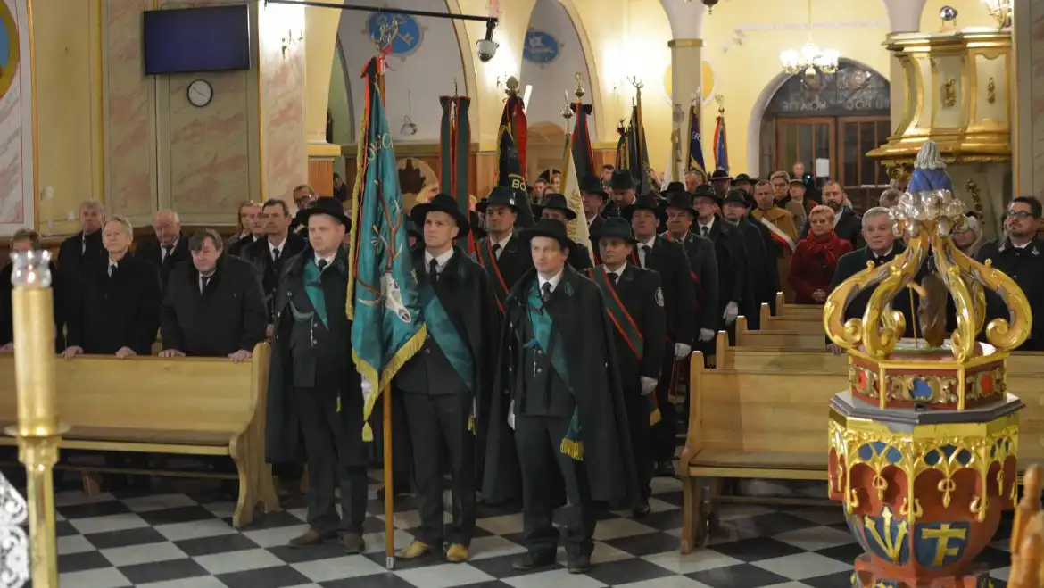 Diamentowy Jubileusz Koła Łowieckiego "Jarząbek" w Łącku