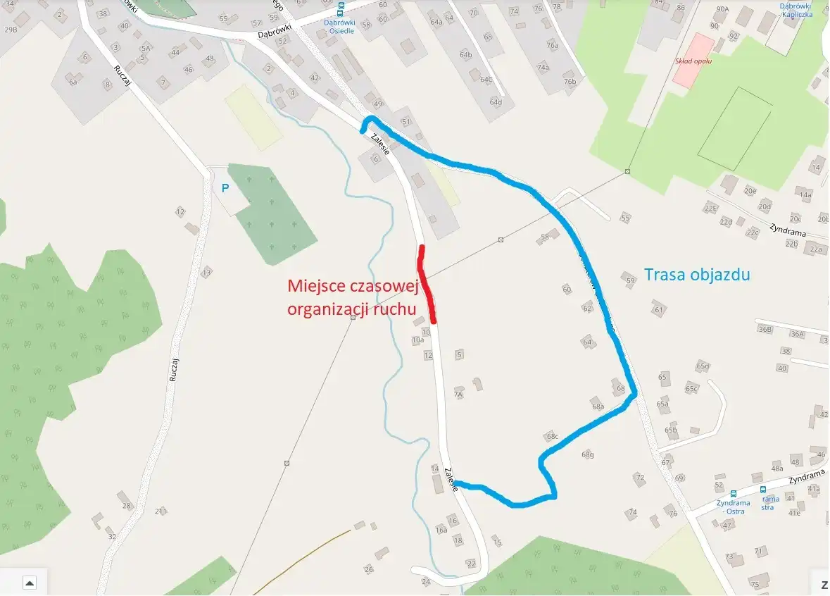 Nowy Sącz: Ruszają prace przy stabilizacji osuwiska. Będzie zamknięty odcinek ul. Zalesie
