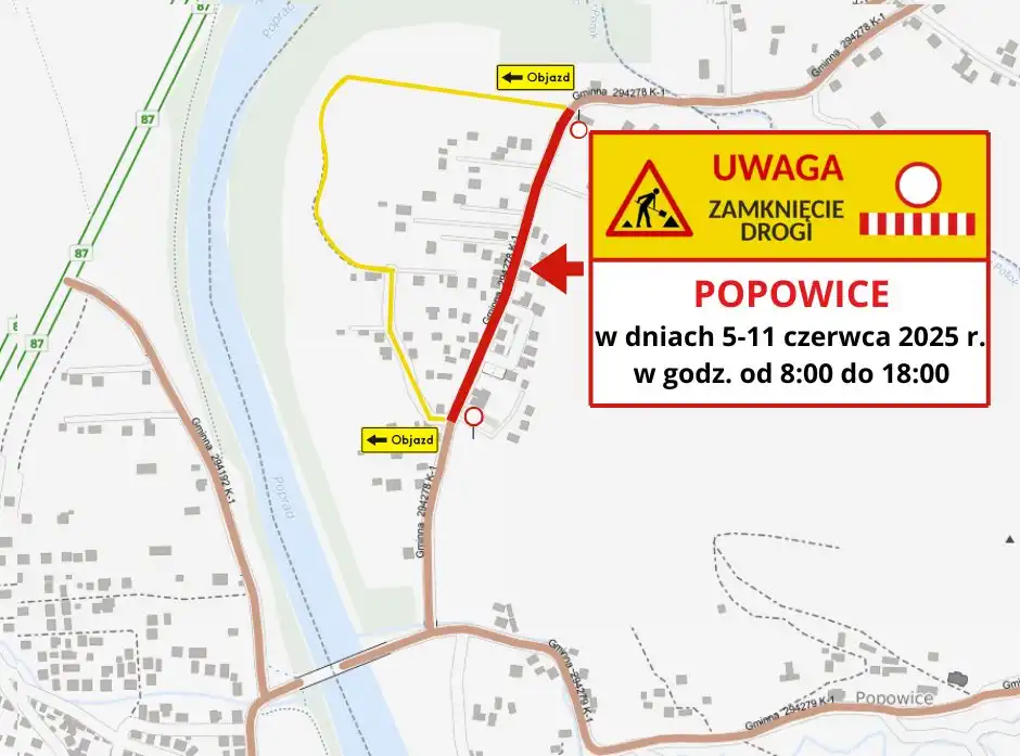 Uwaga kierowcy! Zmiana organizacji ruchu w Popowicach