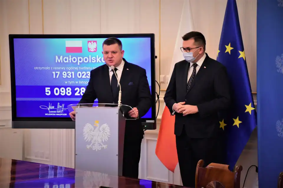 Gminy Łącko i Sękowa z dofinansowaniem z rezerwy ogólnej budżetu państwa