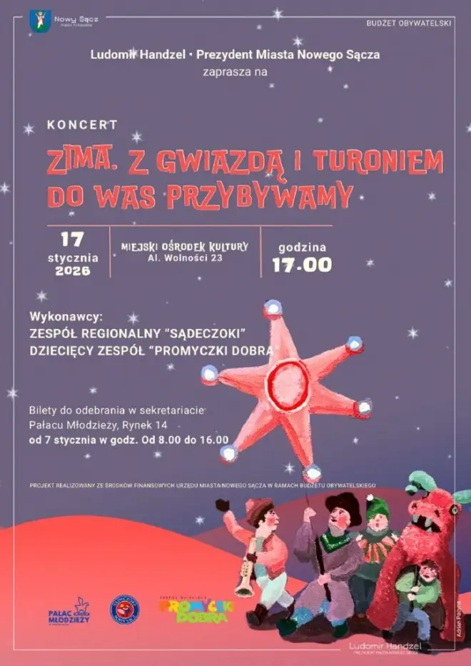 Sądeczoki i Promyczki Dobra rozświetlą Miejski Ośrodek Kultury