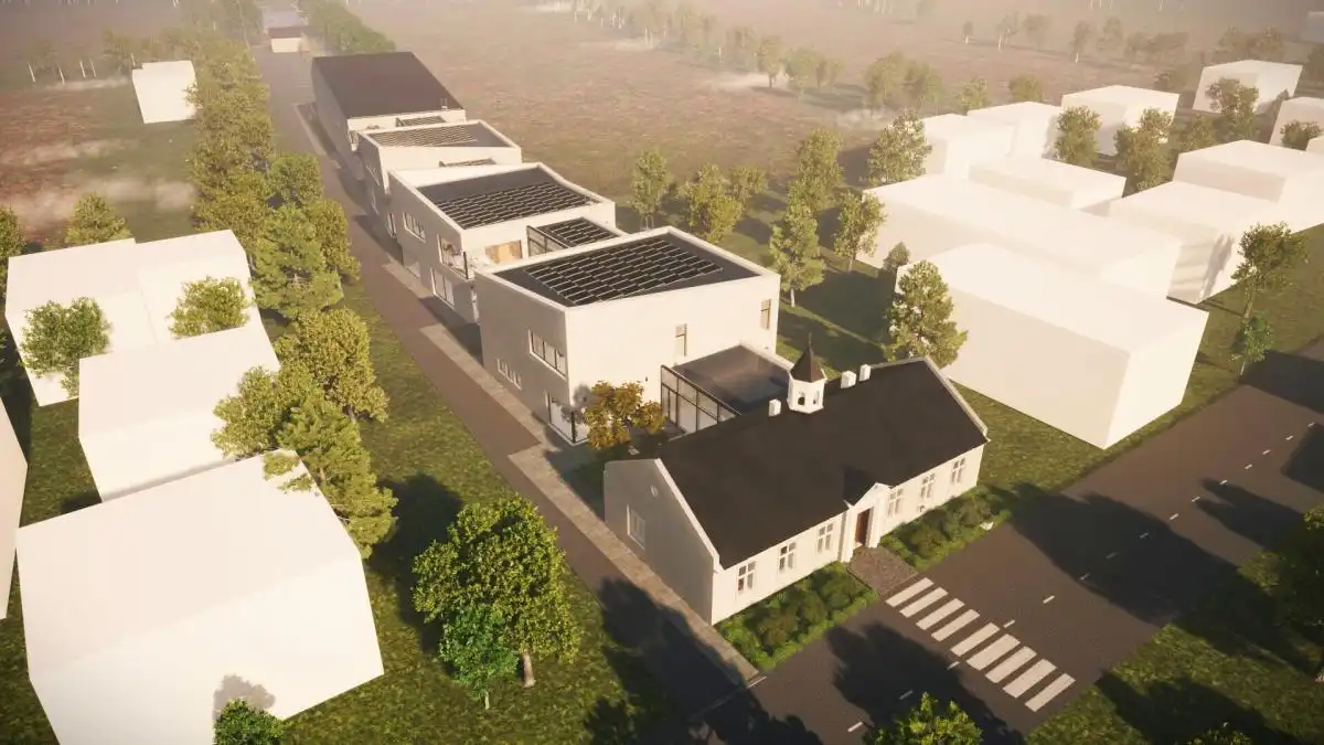 Trwają prace nad rozbudową Szkoły Podstawowej w Stadłach