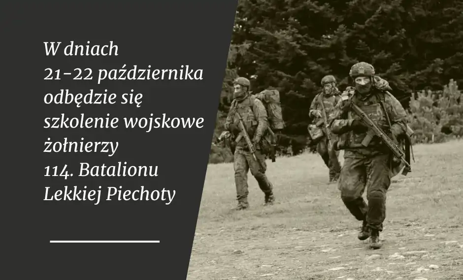 W dniach 21-22 października szkolenie żołnierzy WOT