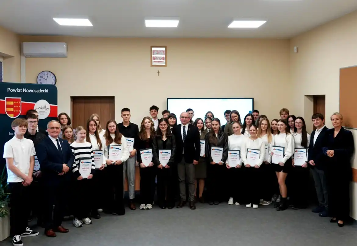 Stypendia Starosty Nowosądeckiego dla najlepszych uczniów