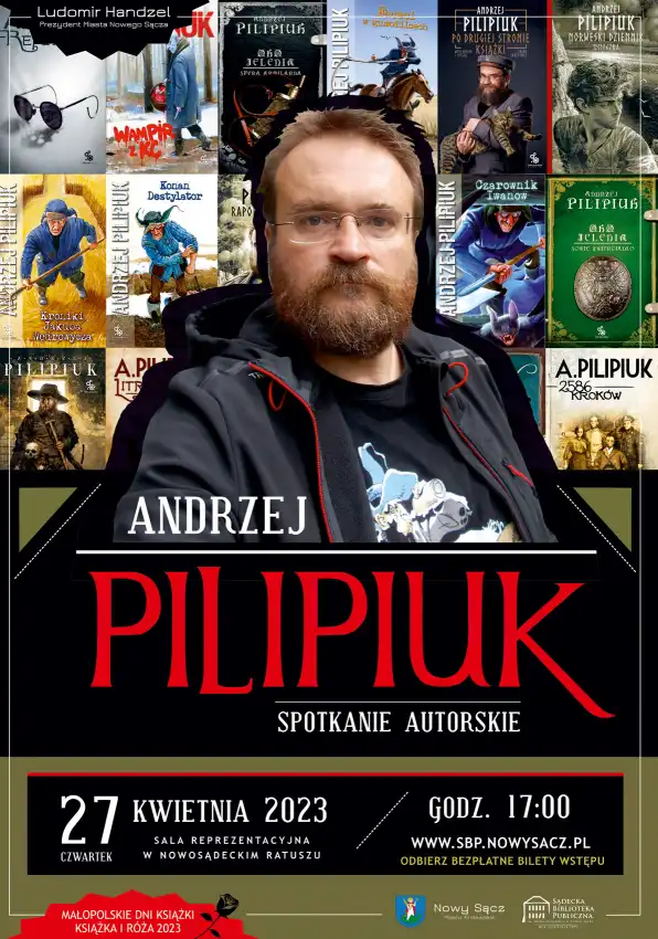 Spotkanie autorskie z Andrzejem Pilipiukiem