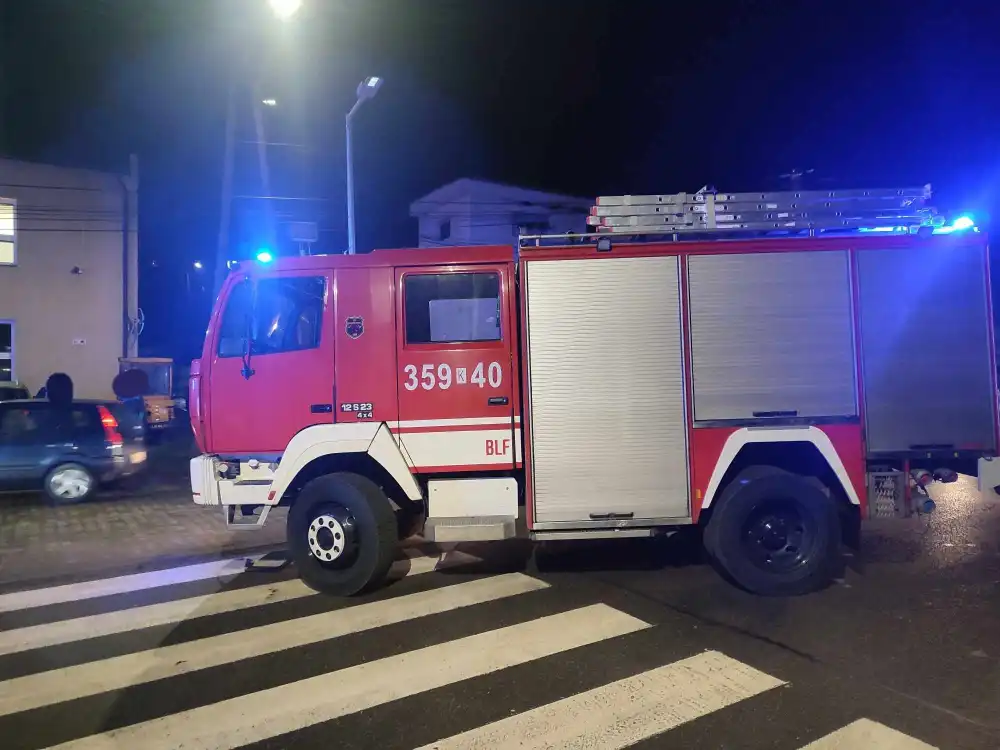 Zderzenie dwóch pojazdów w Kamionce Wielkiej