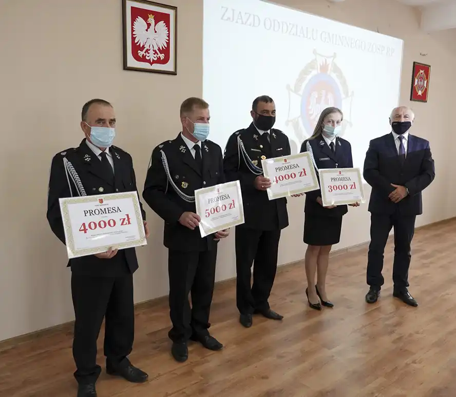 Gmina Chełmiec: Strażacy ochotnicy z promesami