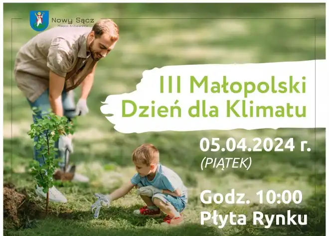Nowy Sącz: 5 kwietnia III Małopolski Dzień dla Klimatu