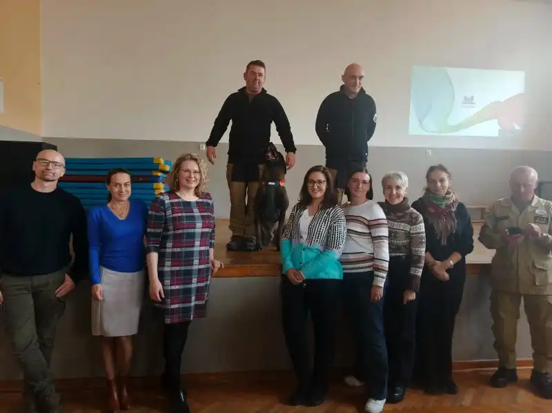 Ratownicy z OSP Nowy Sącz z wizytą w Ekonomiku