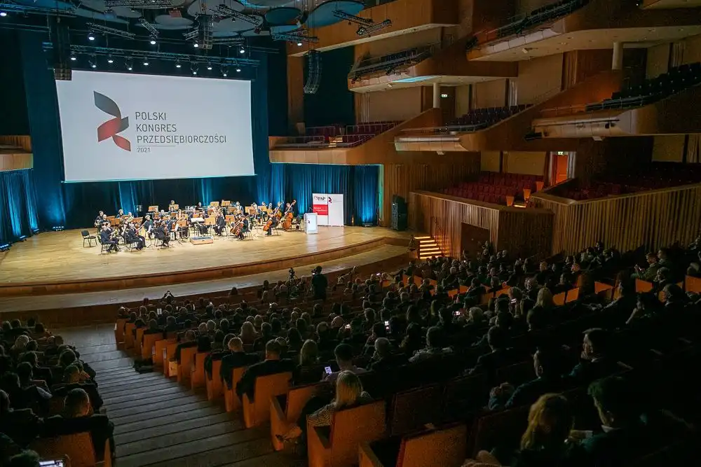 Uroczysta gala podczas Polskiego Kongresu Przedsiębiorczości w Krakowie