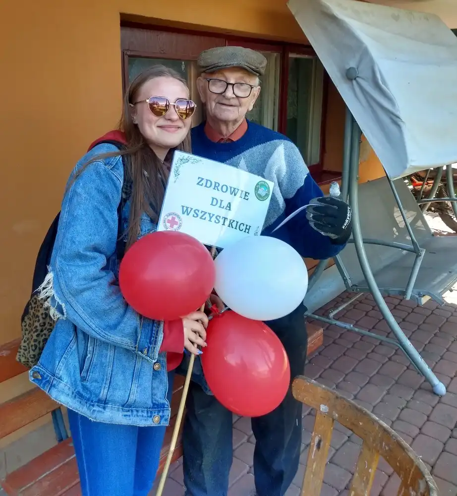 Uczniowie z ZS w Łącku promowali zdrowy styl życia