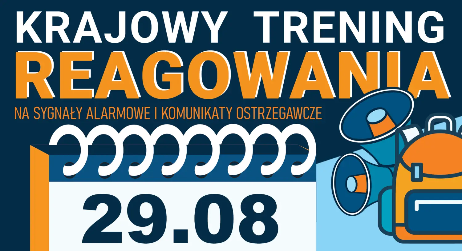 Ogólnopolskie ćwiczenia już 29 sierpnia. Mieszkańcy będą trenować właściwe reagowanie